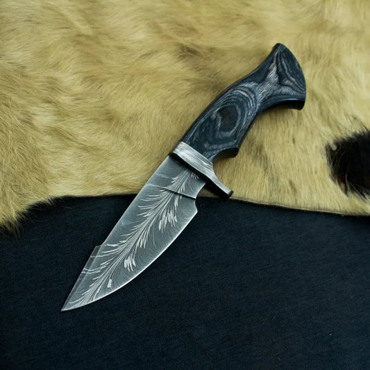 Damascene Hunting Blade DB03