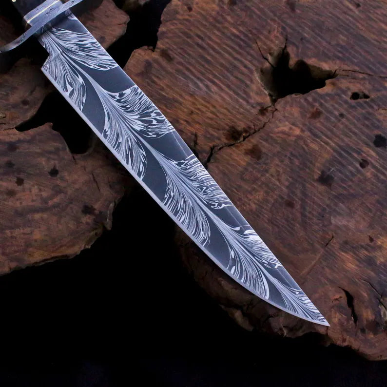 Damascene Hunting Blade DB04