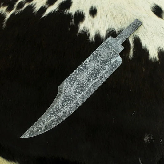 Damascene Mosaic Blank Blade Bd02