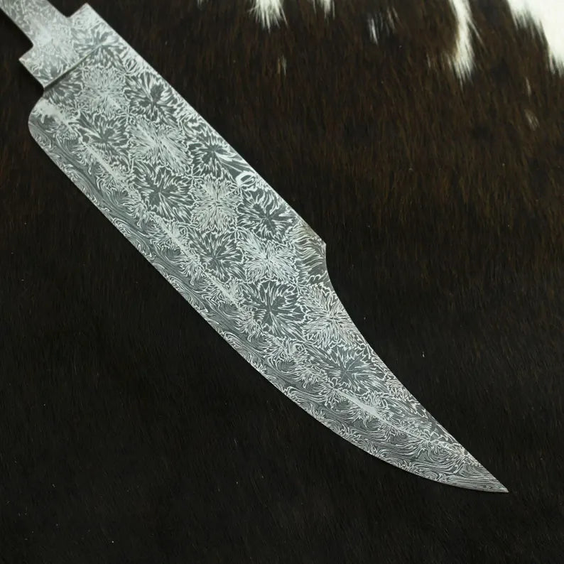 Damascene Mosaic Blank Blade Bd02