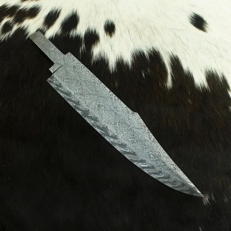 Damascene Mosaic Blank Blade Bd03