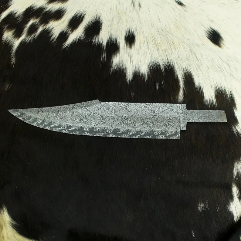 Damascene Mosaic Blank Blade Bd03