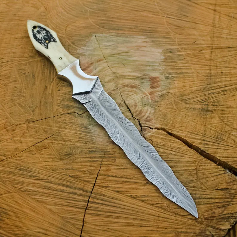 Damascene Toothpick Knife