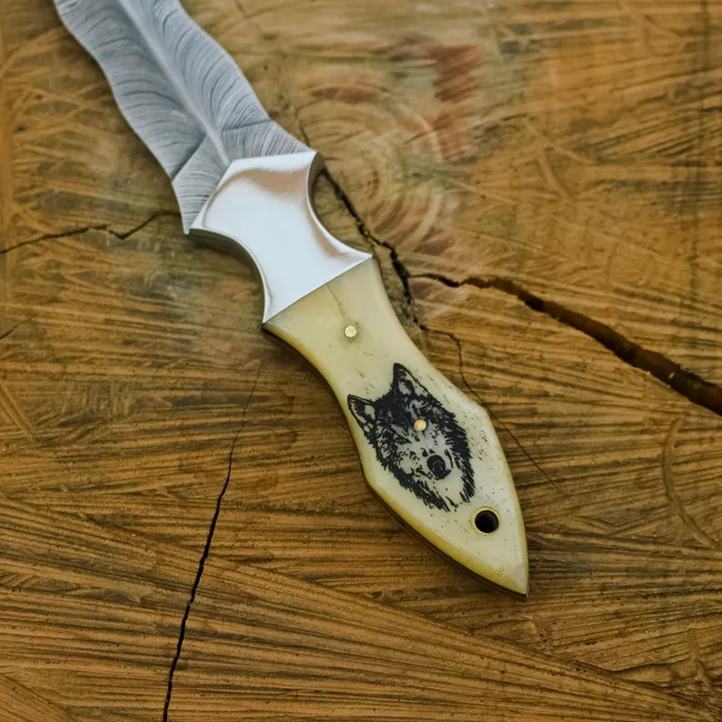 Damascene Toothpick Knife