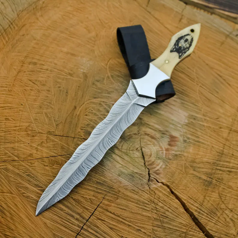 Damascene Toothpick Knife